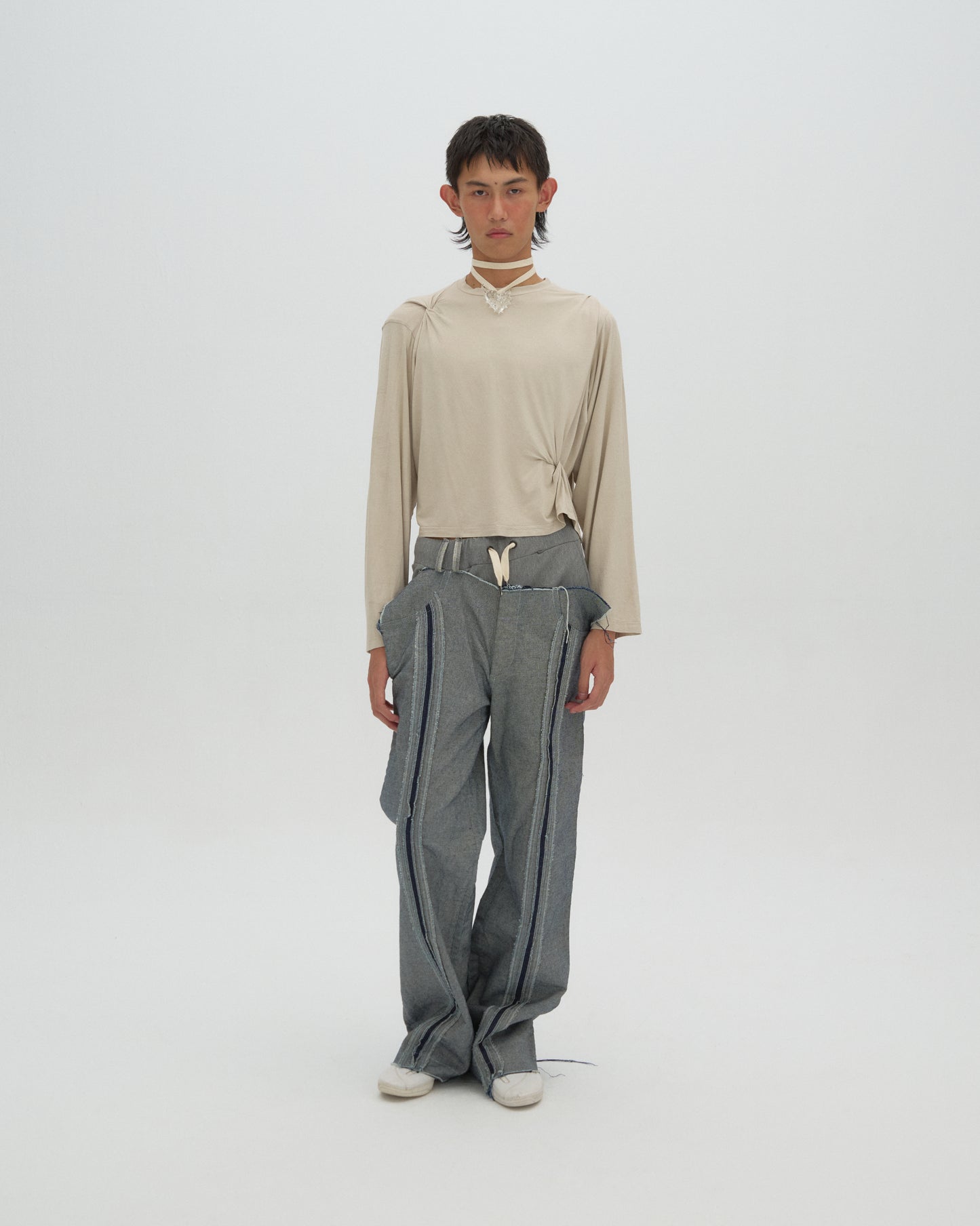knotted basic t-shirt