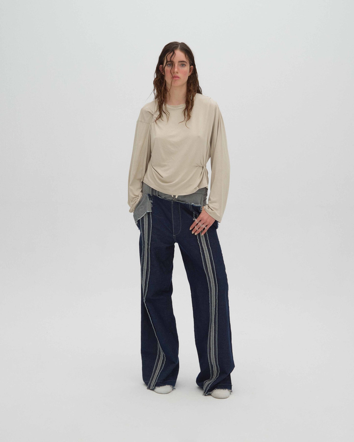 knotted basic t-shirt